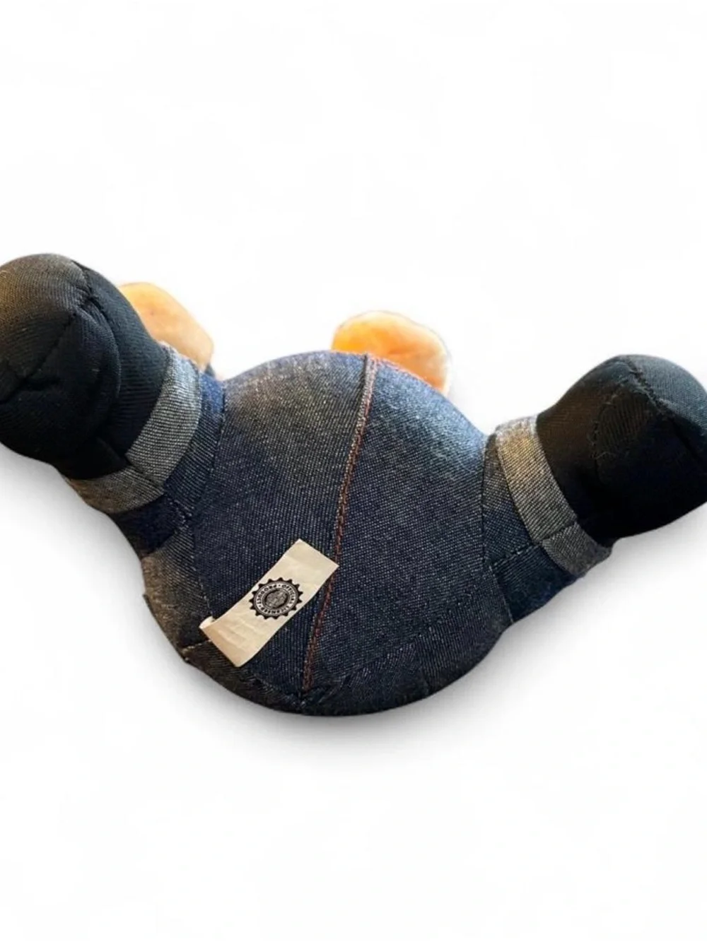 Vintage 1993 Harley-Davidson Plush Biker Pig in Denim with Hat Play by Play